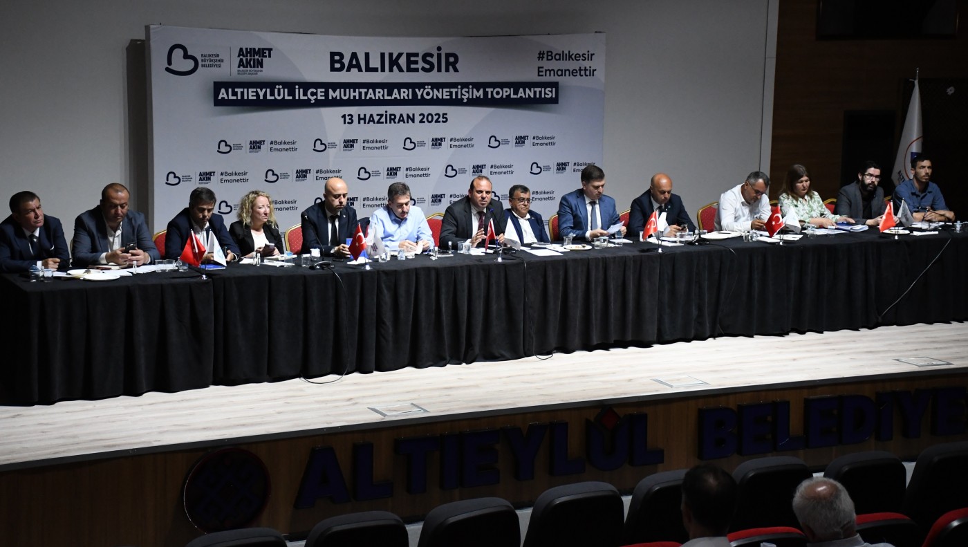 Büyüksehir, Altieylül Ilçe Muhtarlarini Dinledi (1)