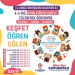 Büyükşehir’den miniklere oyun atölyeleri ile dolu yaz okulu